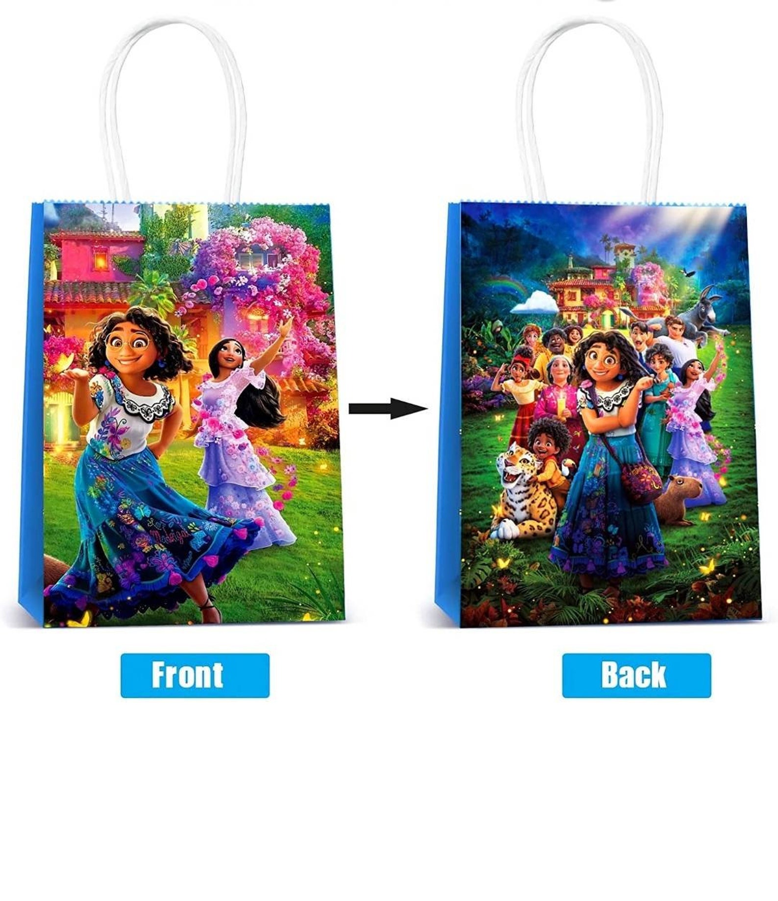 16 Pc Encanto Gift Bags Encanto Birthday Encanto Party Etsy