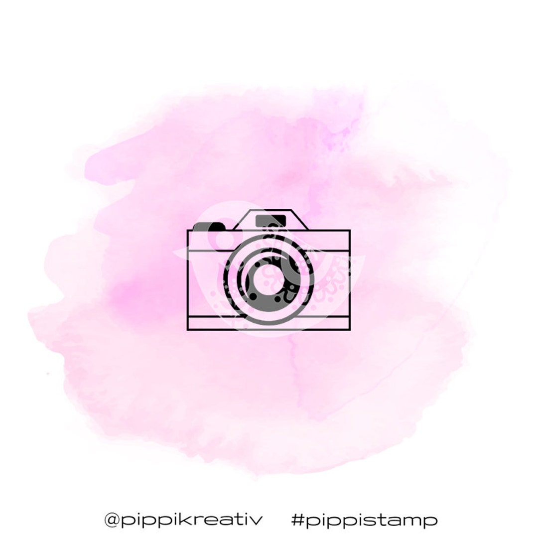 Camera Rubber Stamp Photography Stamp Cute Camera Stamp Etsy