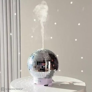 SCANDINORDICA Disco Ball Planter 6 Argent Jardinière disco avec