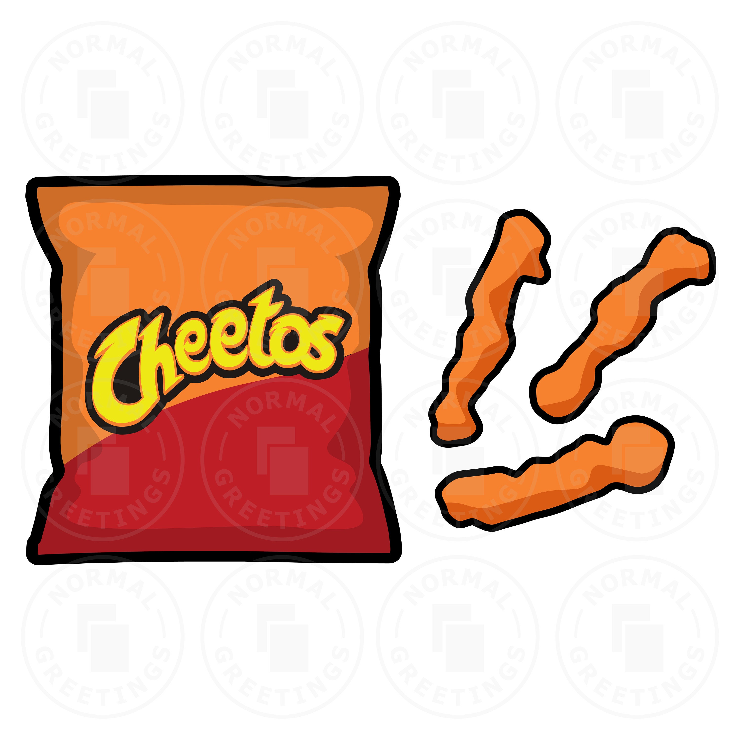 Cheeto Chip Bag Badge Reel/chip Bag Food Charm/ Funny Badge Reel