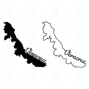 Veracruz México SVG PNG Mexicano Mexican Cricut Cut Files Vector Estado de Veracruz Mapa Xalapa Veracruzano Latino Chicano Pride