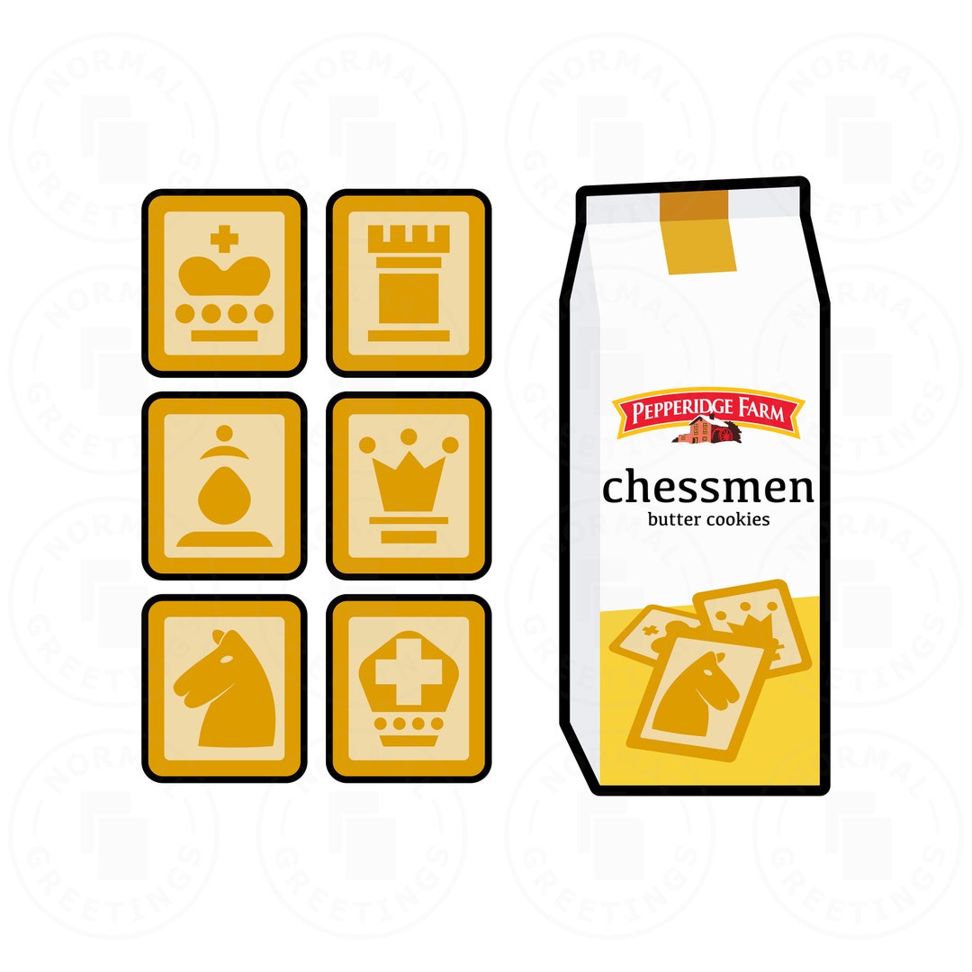 Chessmen SVG Bundle Butter Cookies Cricut Cut Files Layered Svg PNG
