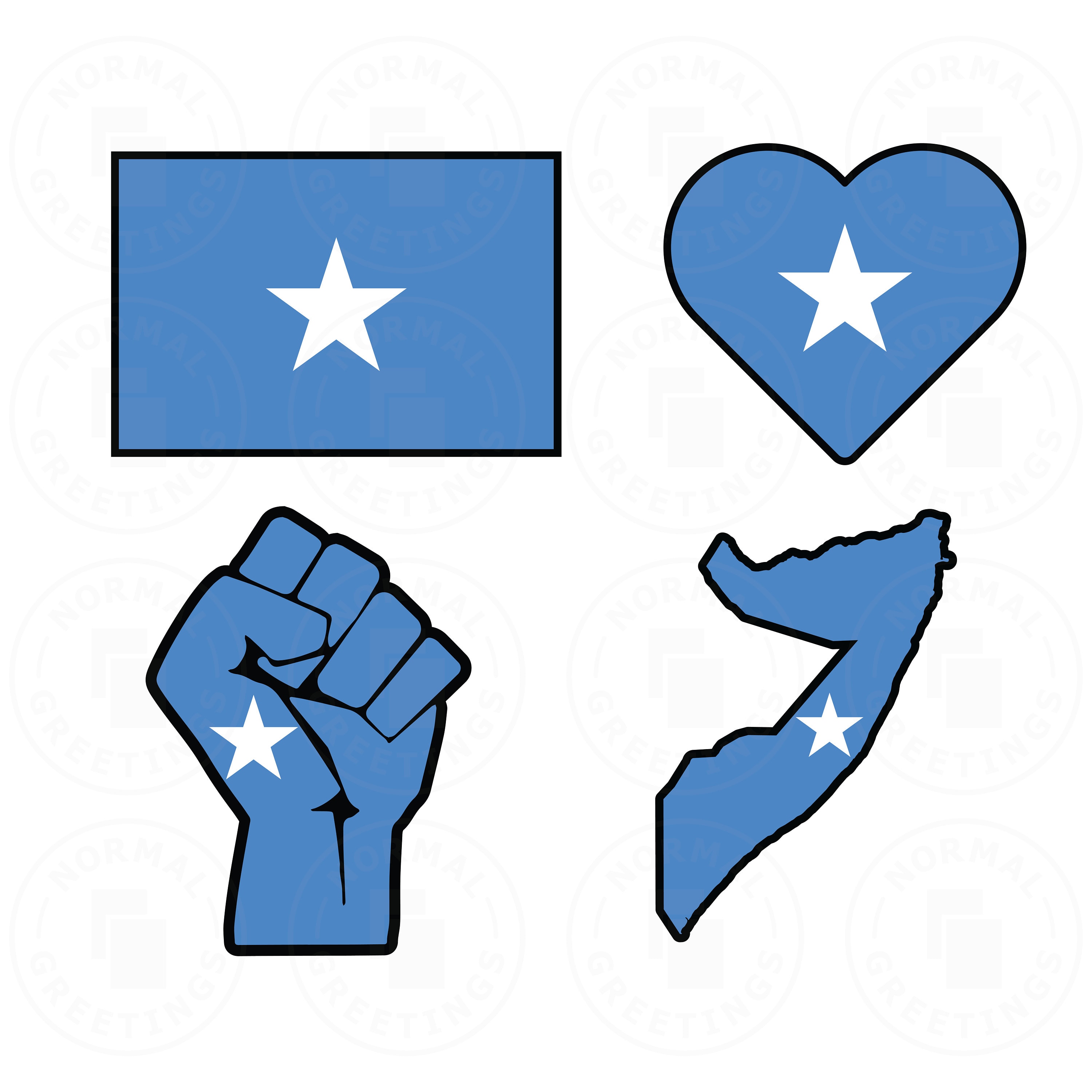 Somalia Flagge SVG PNG Bundle Somalia Flagge Afrikan Pride Afrika  Amerikanisch Cricut Dateien Vektor Layered svg Ost afrika Mogadischu Islam  -  Schweiz