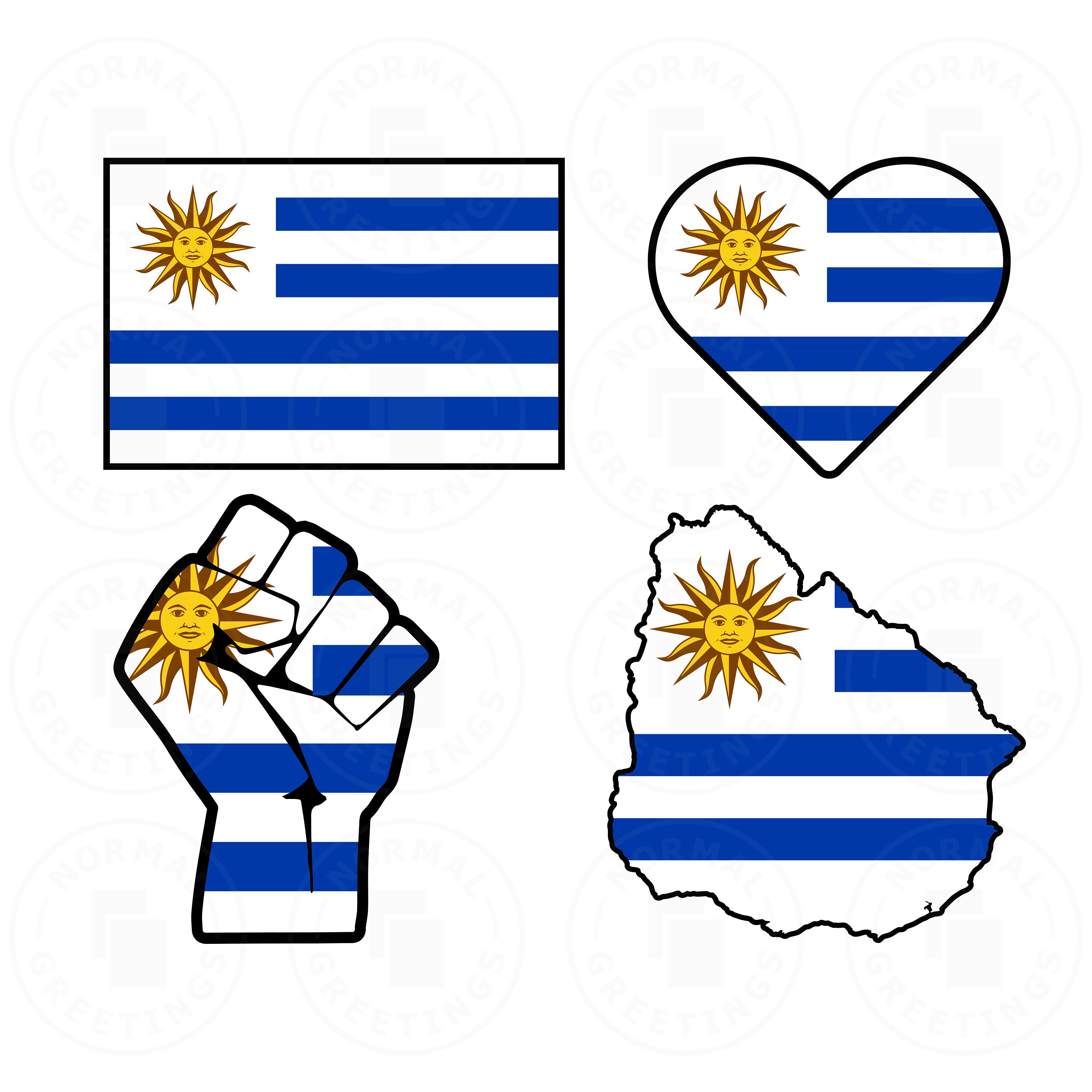 Línea del sitio Y módulo Uruguay Flag SVG PNG Bundle Uruguayan Flag Bandera Uruguaya - Etsy