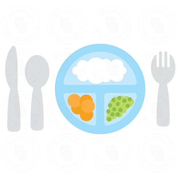 Dinner Plate SVG Bundle Cricut Cut Files Layered svg PNG Clip Art Food svg Peas Carrots Fork Spoon Cutlery Silverware Mashed Potatoes