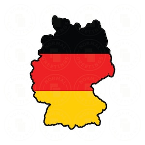 Germany Map Germany Outline German Flag Cricut Files Cut Files SVG PNG Vector World Map Countries Shape Border Berlin Hamburg Europe