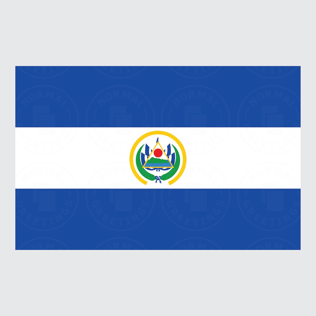 El Salvador Flagge Bandera Salvadoreña Guanaco Guanaca Minimalistisch El  Salvador Simple Minimalista Cricut Dateien Cut Files SVG PNG Vektor -  .de