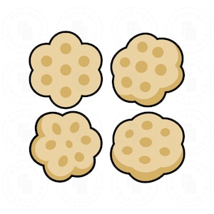 Honeycomb Cereal Shapes SVG Pieces Cricut Files Cut Files Cereal Clipart Clip Art SVG PNG Breakfast Food Milk Honey Comb