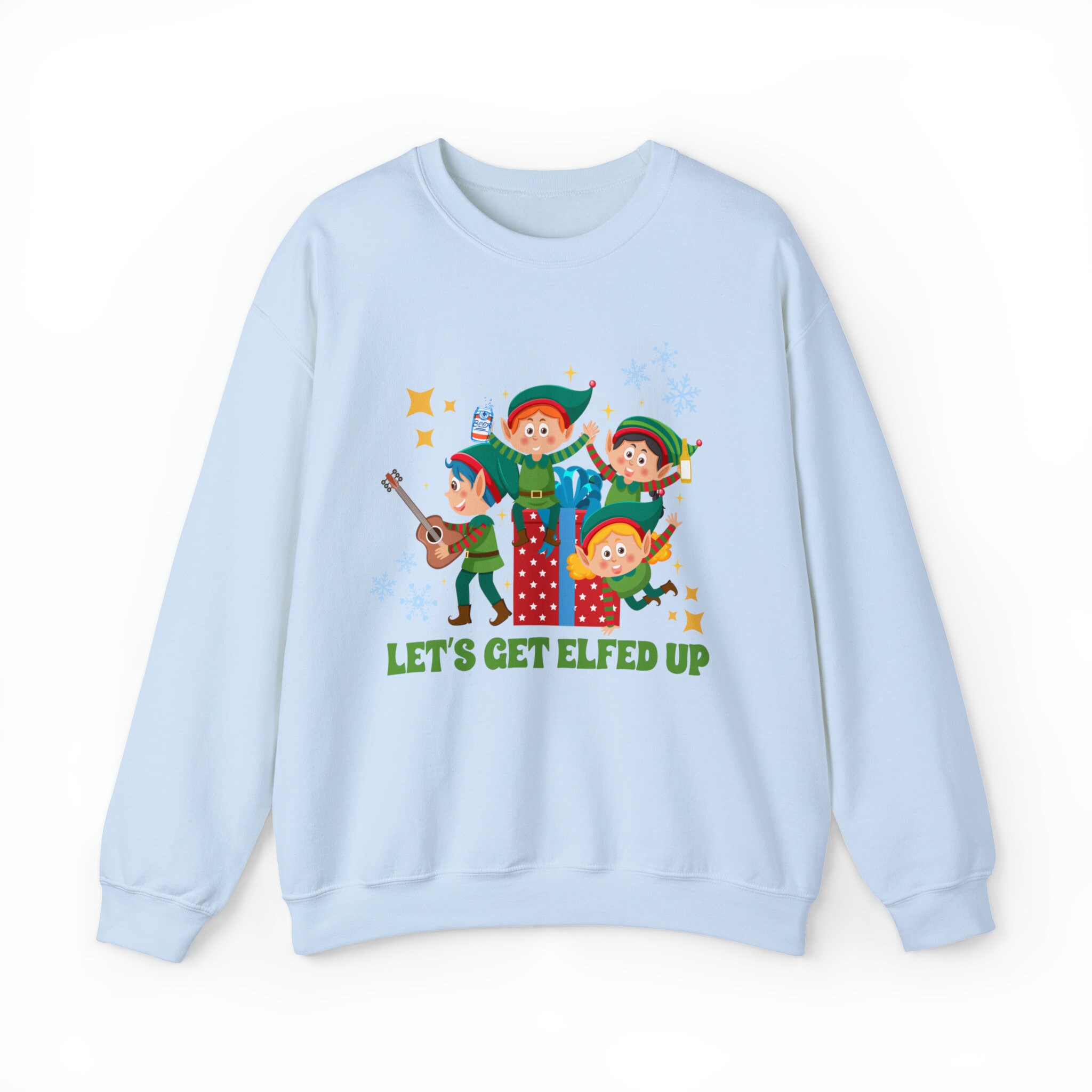 Let Get Elfed Up Drunken Elves  Sweater