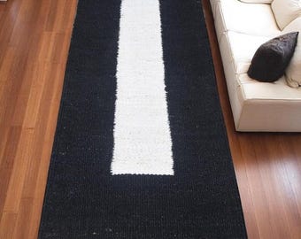 2x5,2x6,2x10,2x20 Ft Striped Handmade Tufted Hemp Area Rug Hemp Jute Runner Rug hand loomed Rug
