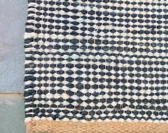 Hand Loomed Hemp Jute Runner, Boho Decor Hemp Jute Runner Rug, Hallway  Hemp Jute Runner, Hemp For Farmhouse Custom Size Rug