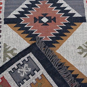 Handwoven Wool Jute Kilim Rug, Wool Jute Rug, Kilim Jute Rug, Indian Dhurrie Rug, Navajo Kilim Rug, Custom Rug, Flatweave Rug, Bohemian Rug
