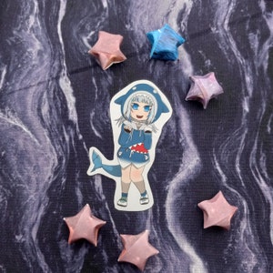 Gura Gawr Sticker | Hololive Myth Kawaii Sticker