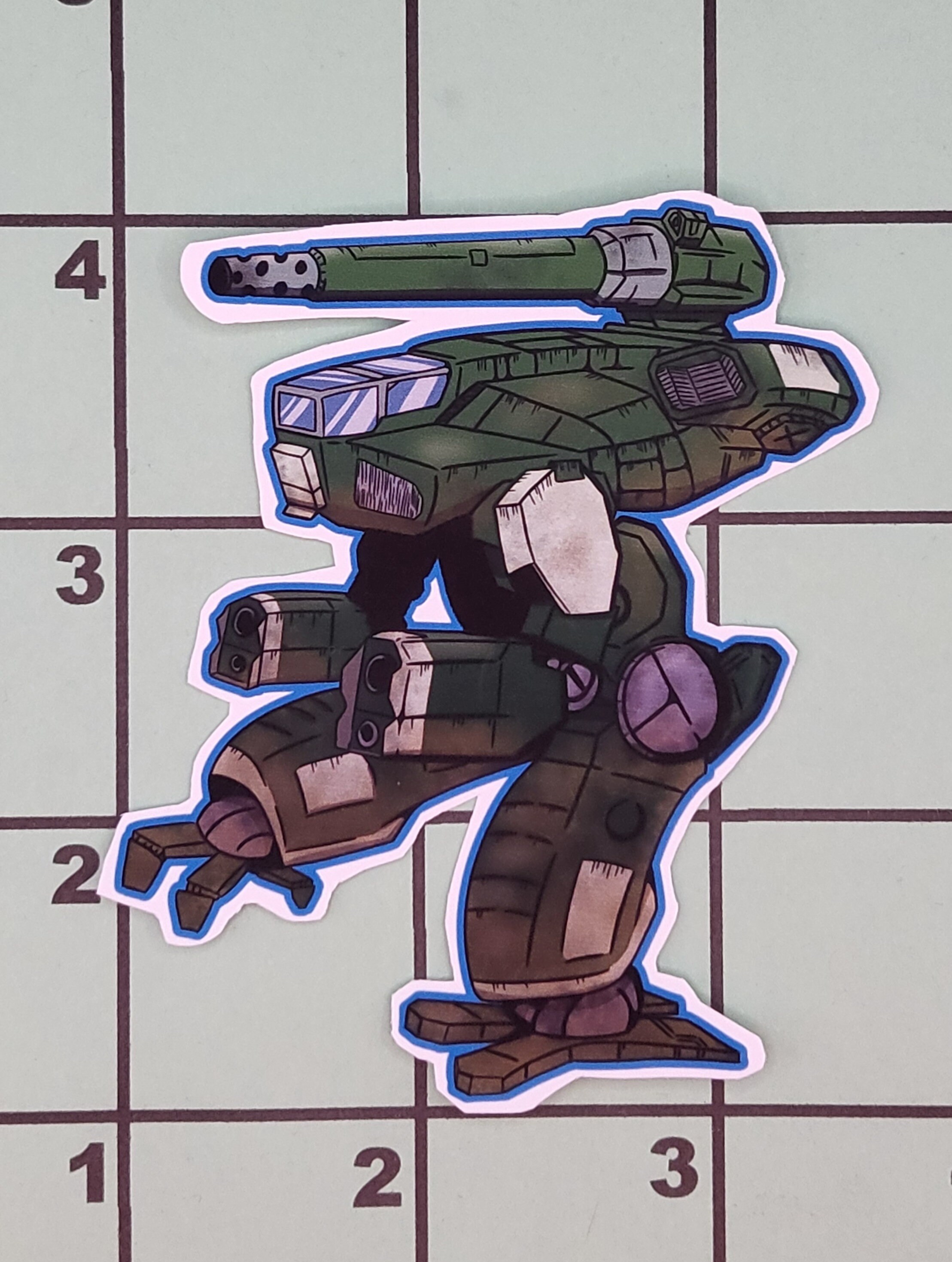 Battletech Marauder Chibi Sticker - Glossy Vinyl - Etsy