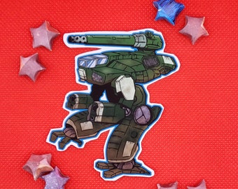 Cute Battletech Sticker | Marauder Chibi