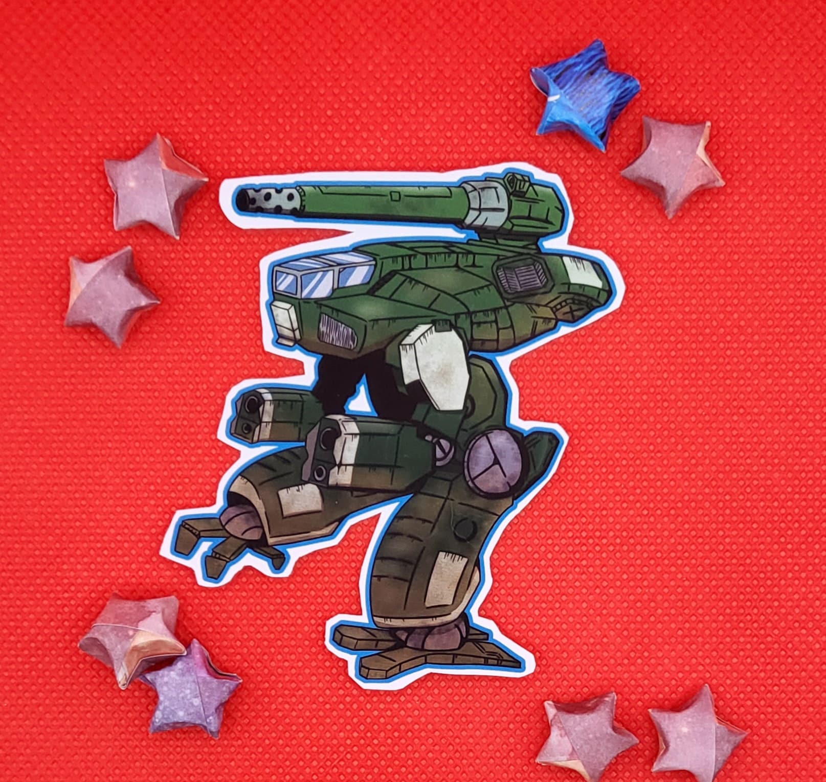 Battletech Marauder Chibi Sticker - Glossy Vinyl - Etsy