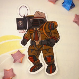 Cute Battletech Sticker | Hunchback Chibi