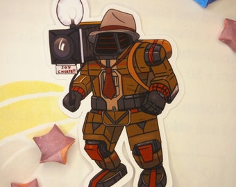 Cute Battletech Sticker | Hunchback Chibi