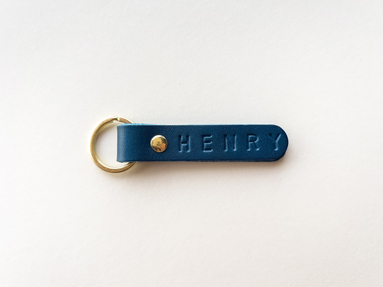 Personalised Leather Keyring Keychain Key Fob Custom Stamped - Etsy