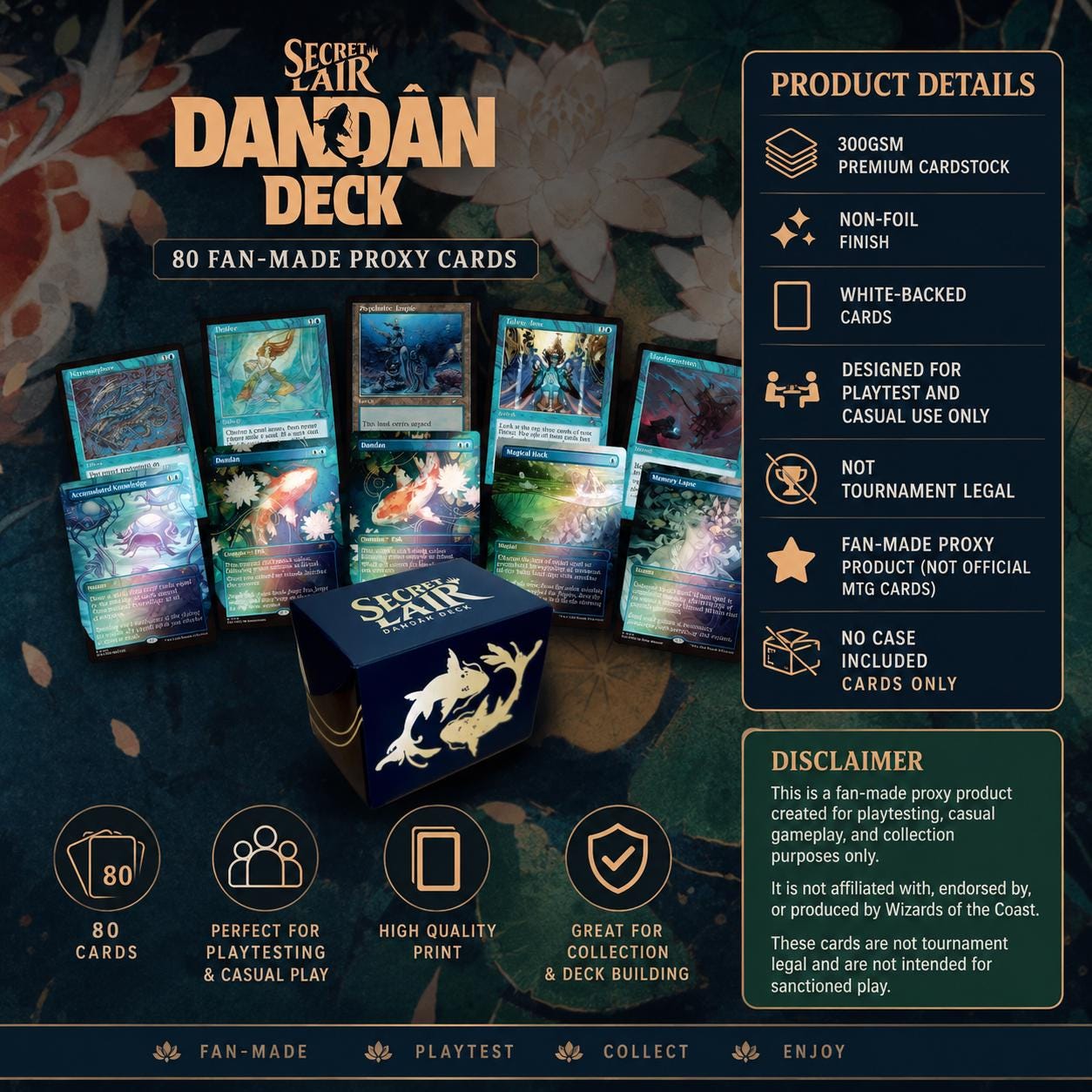 Secret Lair Dandân Deck ダンダーン Dandan Secret Lair MTG Secret