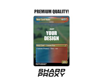 Custom Magic The Gathering Card – Personalized Fan-Made Card Design & Print Service