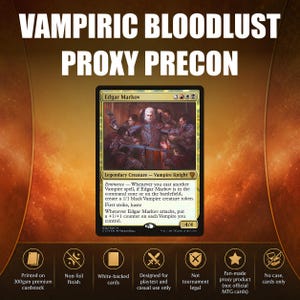 mtg vampire commander deck 2017 #vampires #magicthegathering fan art I did for Edgar Markove the that you never casr  slides my list while am at it here is a mix filed link (( The Commander series is designed for fans of Magics social qualities The 5 Most Valuable Commander