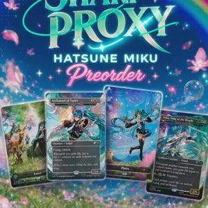 mtg hatsune miku commander deck Proxy return it to your hand at the beginning of the next end step. MTG Secret Lair leak reveals