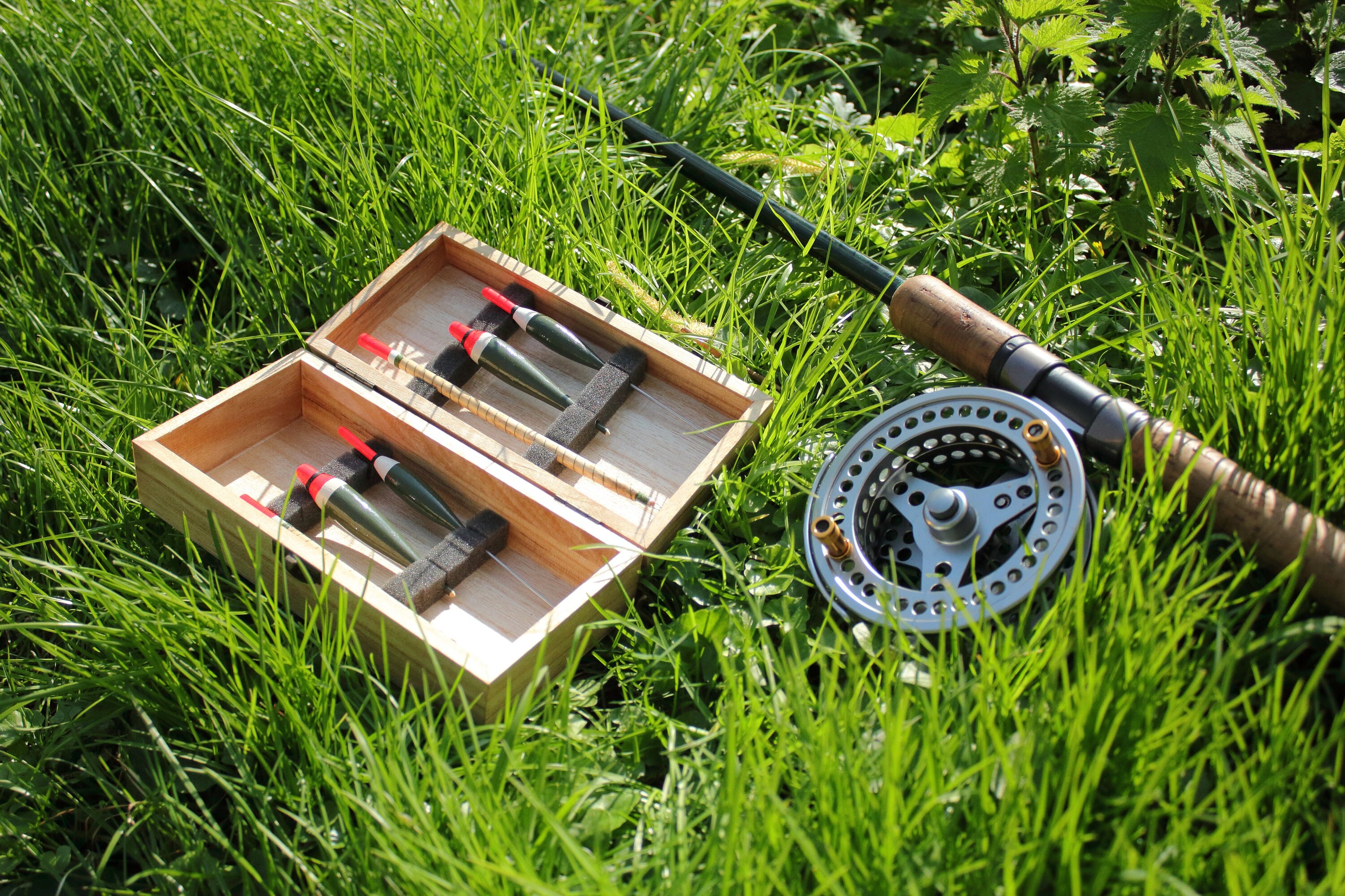Handmade Fishing Floats Set 6 In Wooden Float Box Avon Etsy