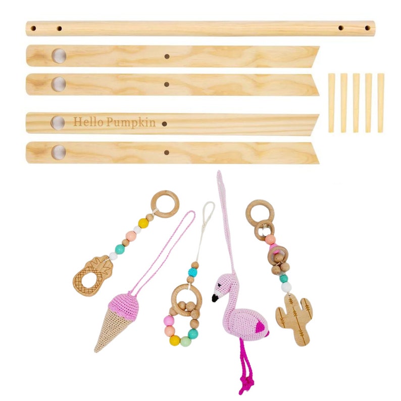 Montessoriinspired Handmade Wooden Baby Activity Center With Etsy