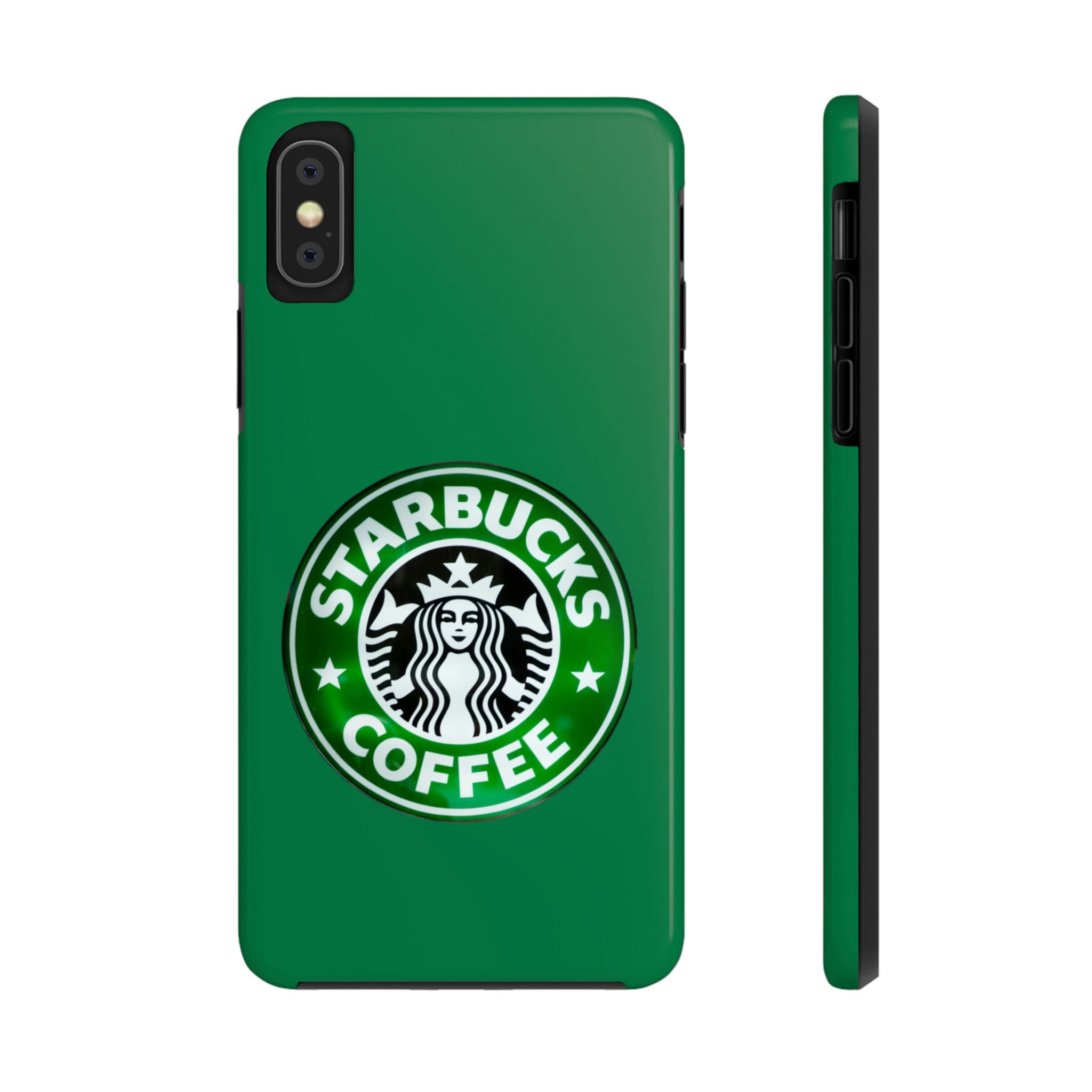 50pcs Starbucks-green# Simulation Large Starbucks Luminous Fine Glitter  Straw Cup Diy Cream Glue Phone Case Creative Ornaments Resin Accessories