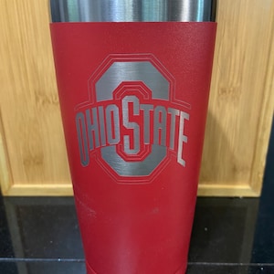 College Teams  20 oz tumblers Hot/Cold stainless insulated with straw & brush.