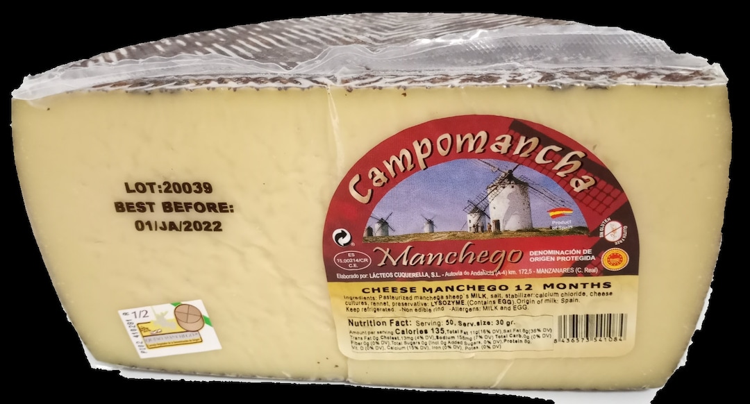 Manchego Cheese 12 Months 3.8 Lb queso Manchego 12 Meses Etsy