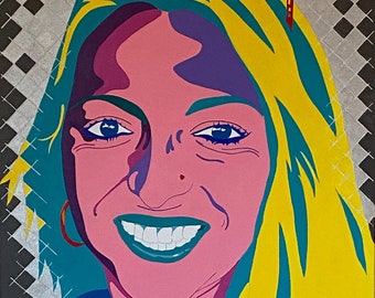 Personalisiertes Acryl Pop Art Portrait