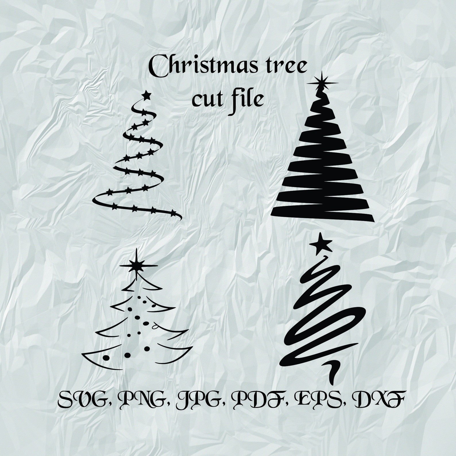 Christmas Tree Svg, Christmas Tree Cut File, Christmas Theme, Tree Svg ...