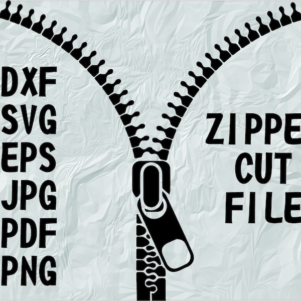 Zipper svg, zipper clipart, zipper file for cricut, ziper cut file, zipper dxf, zipper sublimation design, shirt design