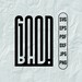 Good Bad Svg, Svg File for Cricut, Sublimation, Cricut Svg, Svg Design ...