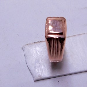 Signet Copper Ring ,mens Pure Copper Square Ring ,solid Copper Rings ...