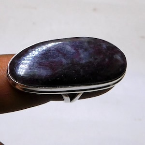 Natural Ruby zoisite  Ring , Top quality Rare Ruby zoisite loose stone,red Ruby zoisite gemstone for Handmade jewelry
