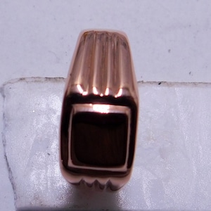 Signet Copper Ring ,mens Pure Copper Square Ring ,solid Copper Rings ...