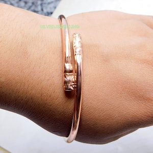 Adjustable Pure Copper Bangle ,Copper Cuff Bangle, Solid Copper bangle, Healing Arthritis Copper Bangle, Designer Bangle for your love