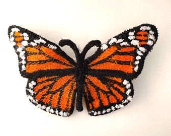 Monarch Embroidered Butterfly Pin