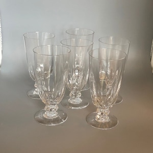 Heisey Crystolite Vintage Large Goblet Cocktail, Water, Beverage Vintage Crystal Barware