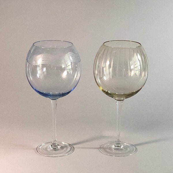 Mikasa Blue Glasses Etsy