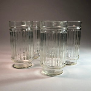 MEFFEE Tumbler Stripe Glass Cup, Vintage Glassware, Elegant Ribbed Glass  Tumblers, Ribbed Glass Drin…See more MEFFEE Tumbler Stripe Glass Cup,  Vintage