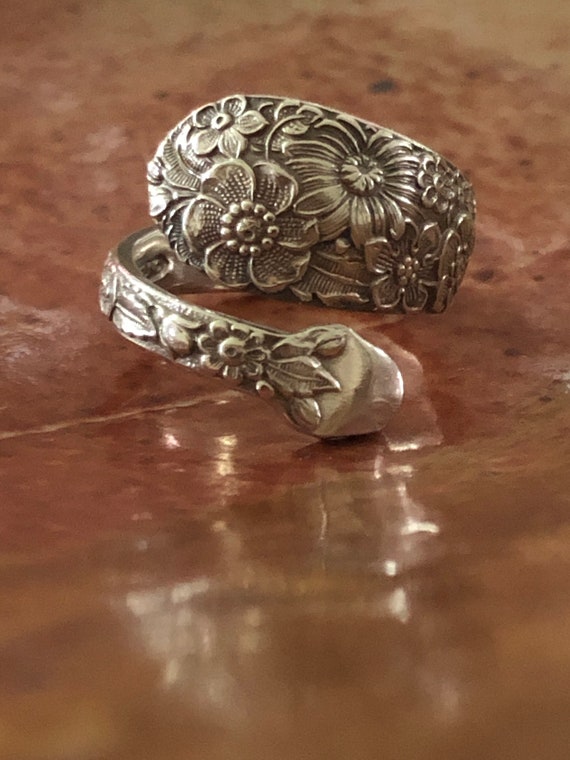 Spoon Ring Ring Solid Sterling Vintage Authentic