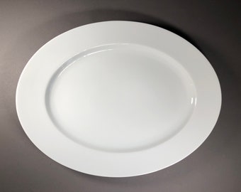 FURSTENBERG (west Germany) - Dinner Plate - Simplistic White
