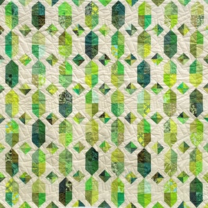 Emeralds Quilt Pattern - PDF Instant Download
