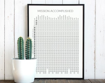 Missionary Countdown Chart (Elders) // Bubble Chart // 2 Year Countdown // Dated Countdown // 24 Month Countdown