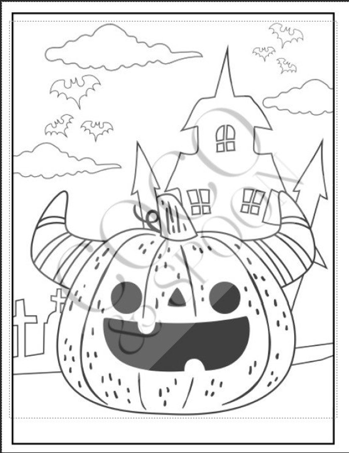 Monster Mash Coloring Book Digital Copy | Etsy