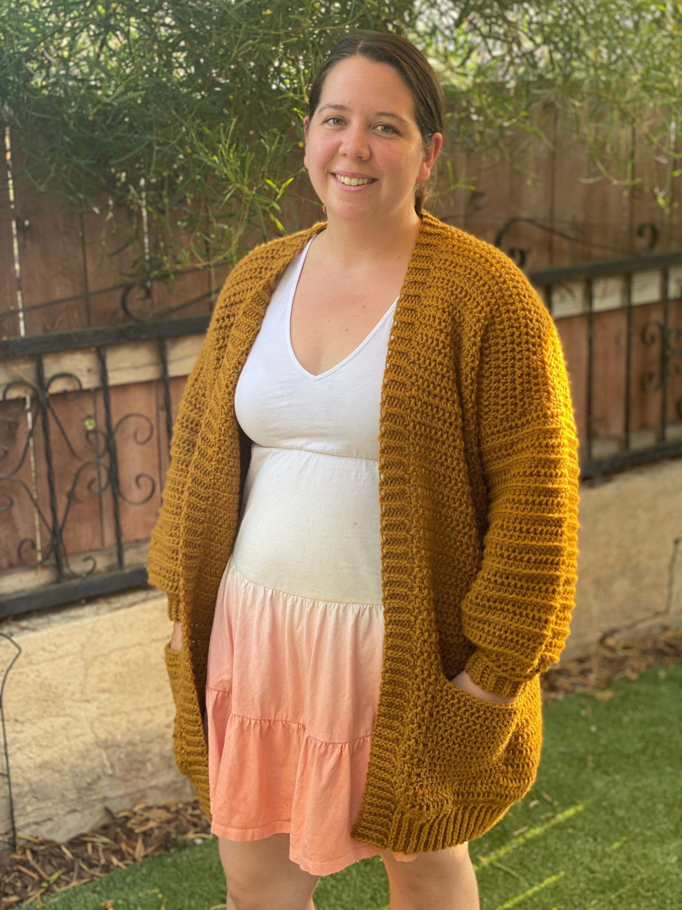 Pumpkin Spiced Cardigan PDF Pattern - Etsy